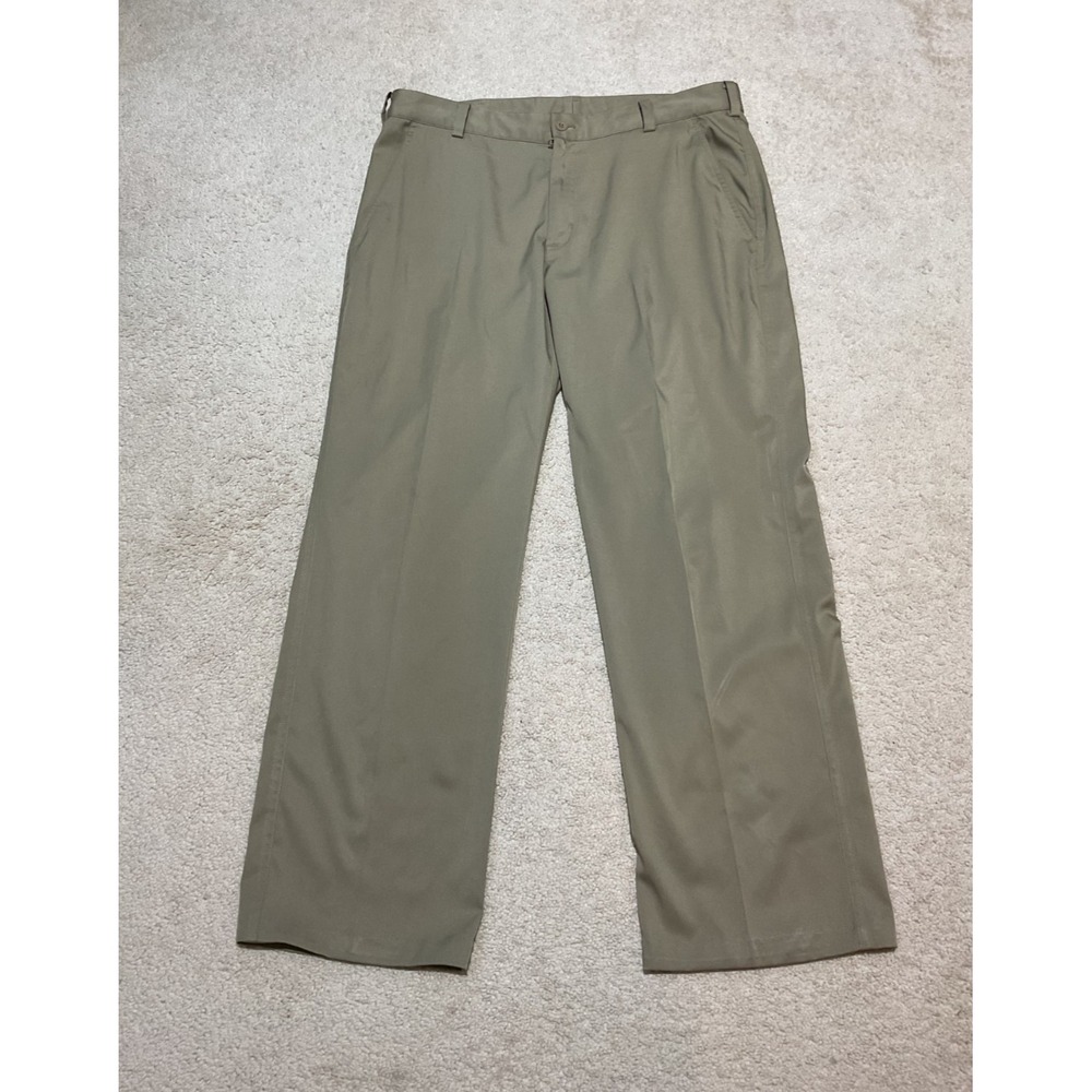 Nike Golf Pants Mens 34x30 Khaki Performance Dri Fit Stretch Casual Golf Workwea